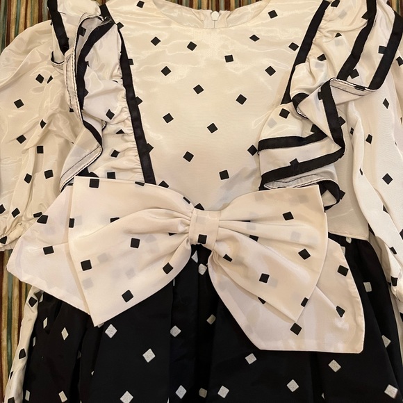 Ruffle polka dot dress - Picture 2 of 10